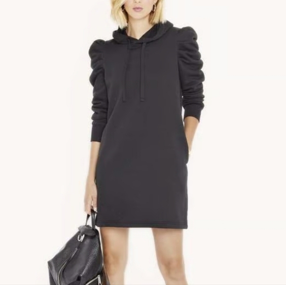 Rebecca Minkoff Dresses & Skirts - Express Black Long Sleeve Sweater Dress Balloon Sleeve Contemporary Y2k